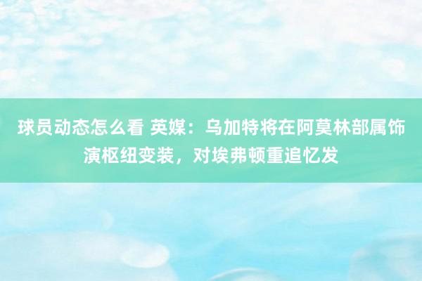 球员动态怎么看 英媒：乌加特将在阿莫林部属饰演枢纽变装，对埃弗顿重追忆发