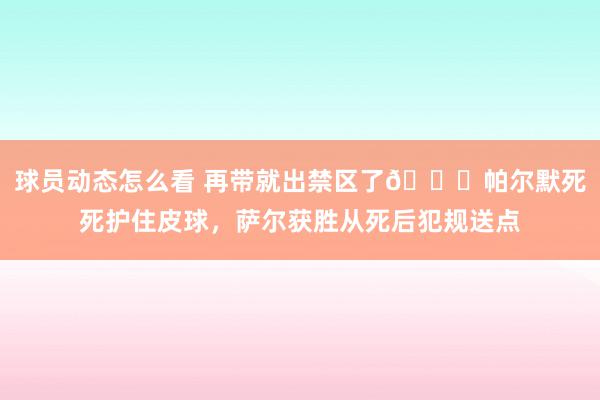 球员动态怎么看 再带就出禁区了😂帕尔默死死护住皮球，萨尔获胜从死后犯规送点